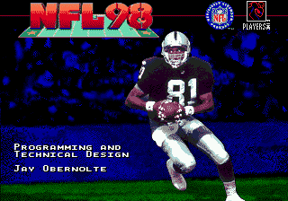 NFL 98 (USA) Title Screen